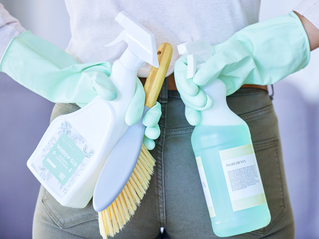 Cleaning product labels