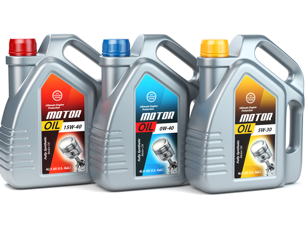 Motor oil labels
