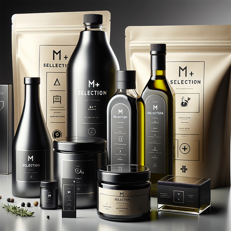 AI creating of labels on products and pouches 