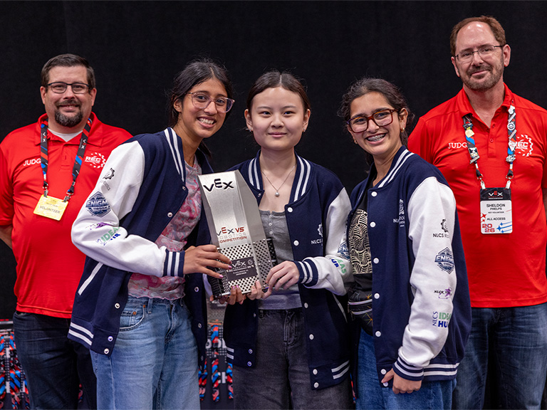 Bakers Sponsors Girls Robotics Team at World Finals